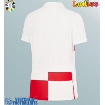 Croatia Replica Home Shirt Ladies Euro 2024 Short Sleeve